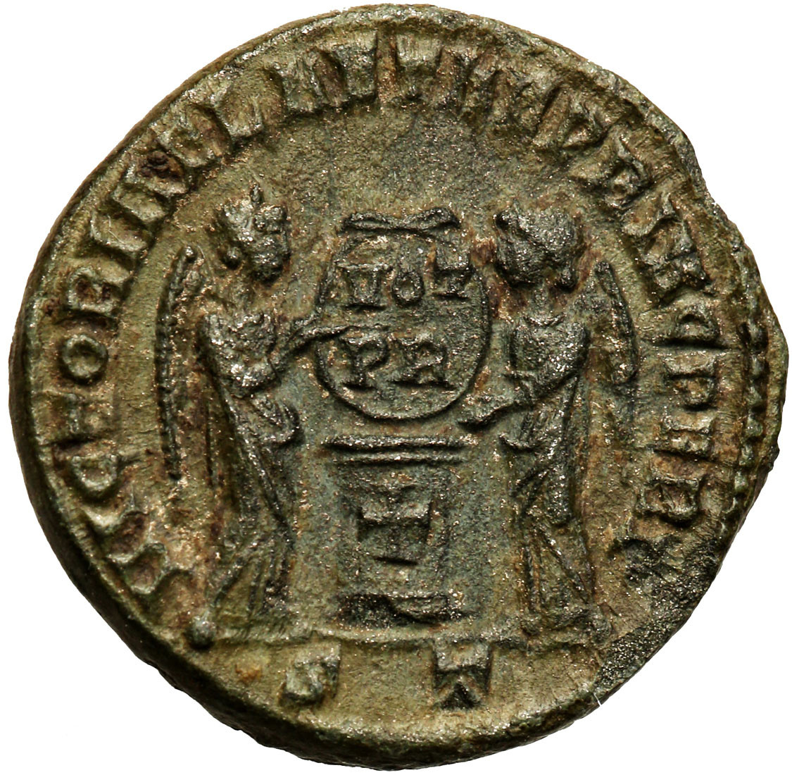 Cesarstwo Rzymskie. Konstantyn I Wielki (307-337). Follis 318-319, Ticinum